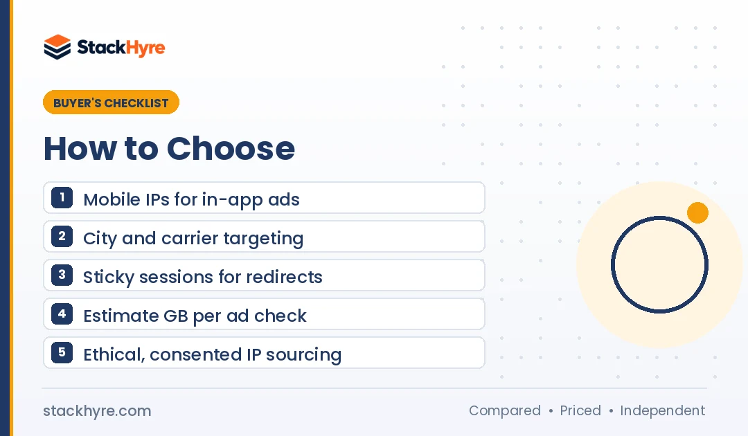 Best Proxies for Ad Verification: Buyer Checklist How to choose best proxies for ad verification: buyer checklist