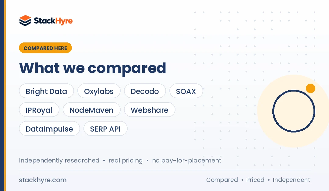 best proxies for seo compared
