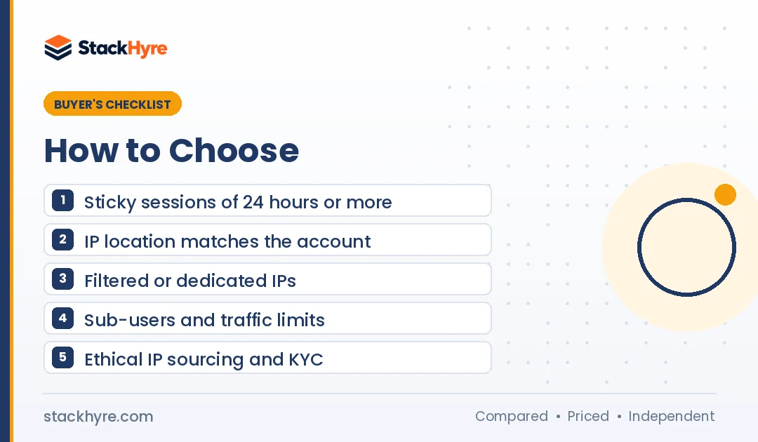 Best Proxies for Social Media: Buyer Checklist How to choose best proxies for social media: buyer checklist