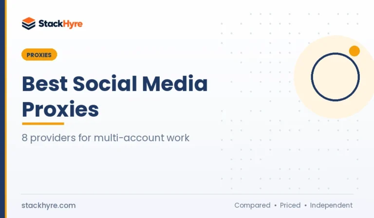 best proxies for social media