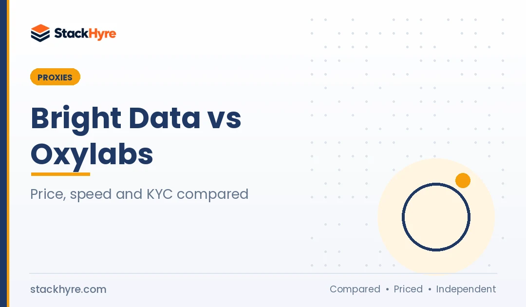 Bright Data vs Oxylabs (2026): Pricing, Performance and Which to Choose