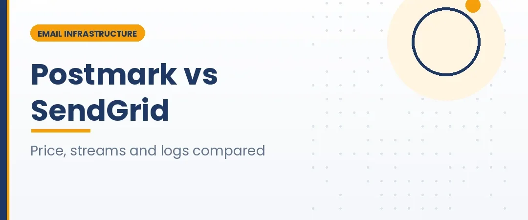 Postmark vs SendGrid (2026): Pricing, Logs and Which to Choose