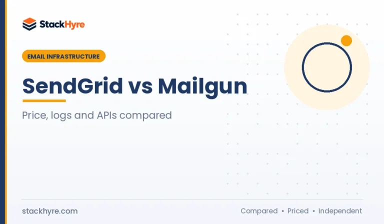 SendGrid vs Mailgun (2026): Pricing, Features and Which to Choose