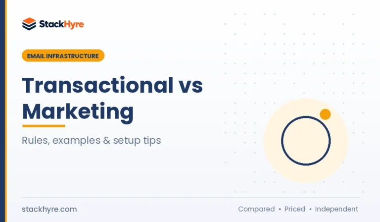transactional vs marketing email